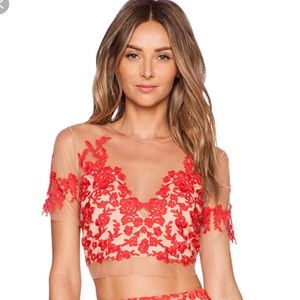 For Love Lemons Luau crop top